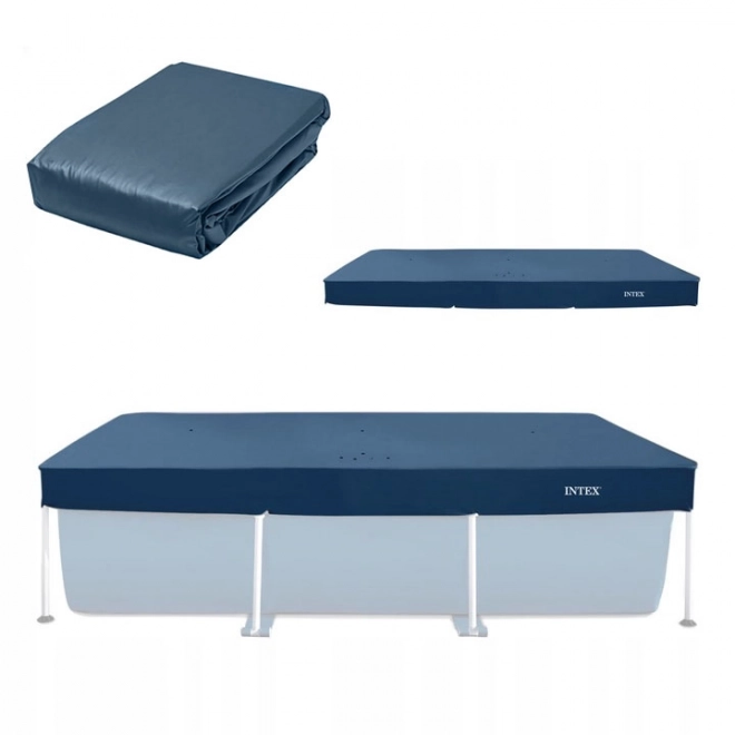 Bâche de couverture pour piscine avec cadre 2,6 x 1,6 m Intex