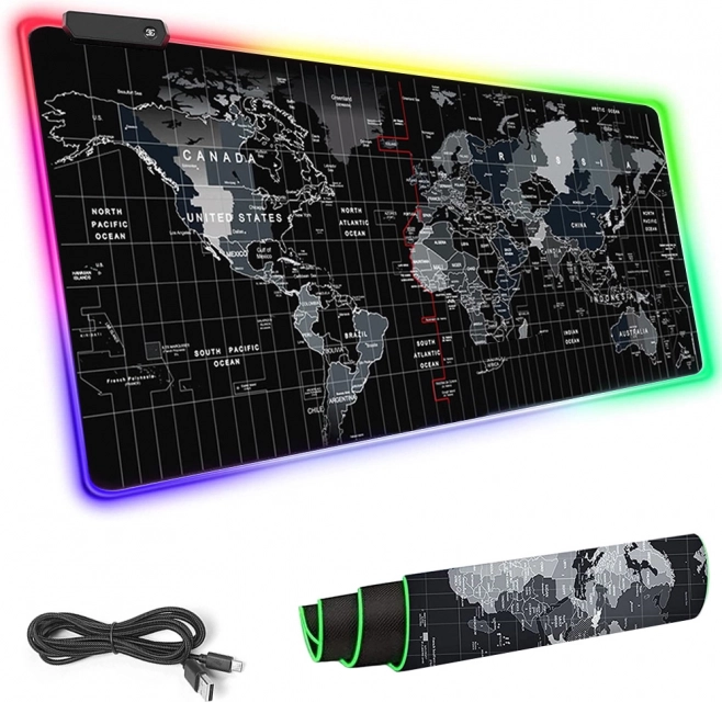 Illuminated Gaming Mouse Pad LED XXXL