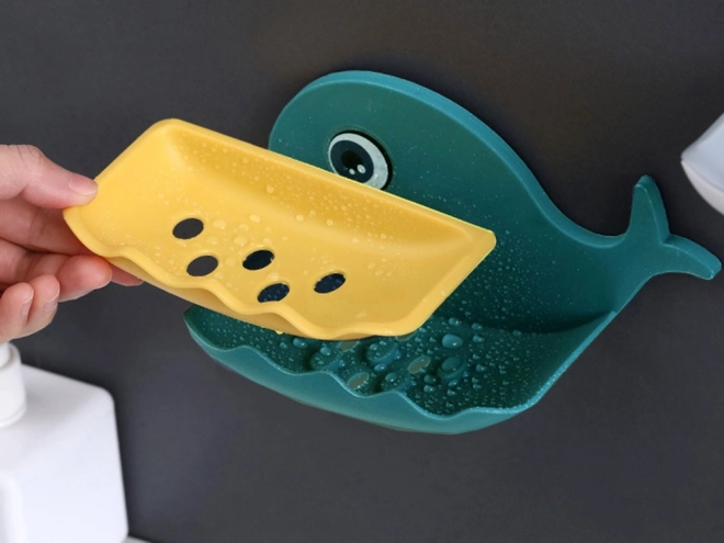 Porte-savon Baleine avec Écoulement