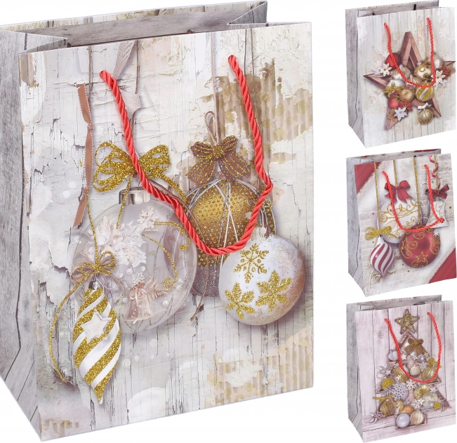 Kerstcadeautas klein 23x18x10 cm