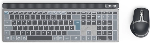 Kabellose Hama Tastatur und Maus mit Beleuchtung