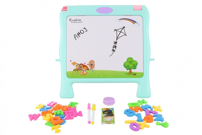 Magnetisch bord 2-in-1 met accessoires
