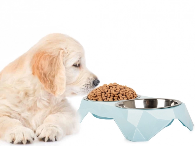 Metall Doppelnäpfe für Hunde und Katzen 350ml x 2