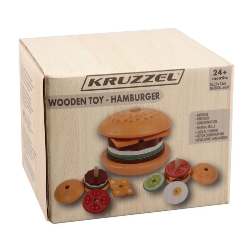 Kruzzel hamburger en bois 22673