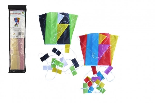 Kleurrijke vlieger van nylon 60x45 cm