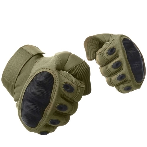Khaki Tactical Touch Gloves L