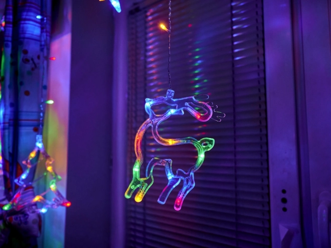 Weihnachtliche LED-Lichterkette Rentier