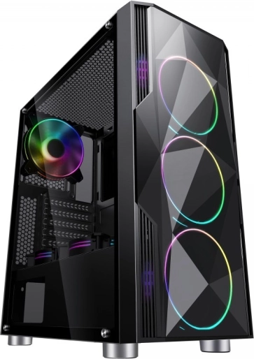 Gaming pc-behuizing MS Fighter V315 zwart