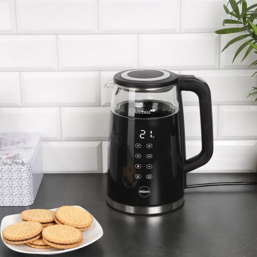 Touch controls and keep-warm up to 2 hours