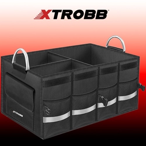 Large Sturdy Trunk Organizer with Lid