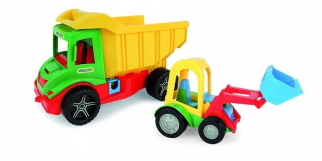 Voertuigen Multi Truck met kiepwagen en laadschop buggy