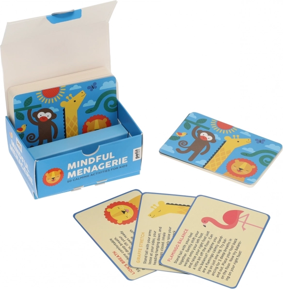 Petit Collage calming activity cards with animals