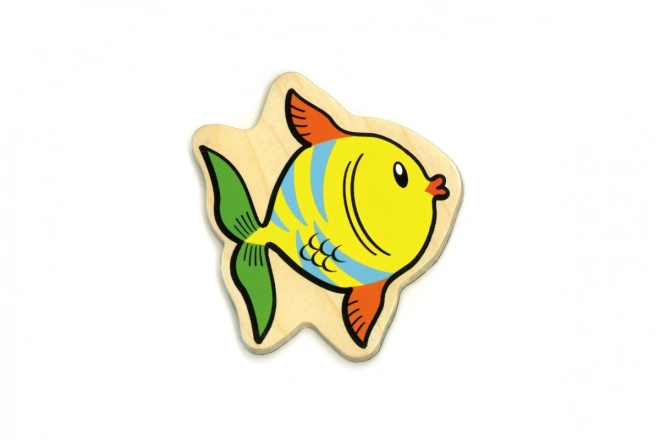 Wooden Magnets for Children Animals - Set of 20 pcs