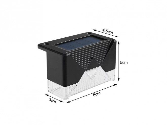 Solarlampen mit Dämmerungssensor für Garten, Treppen und Terrasse