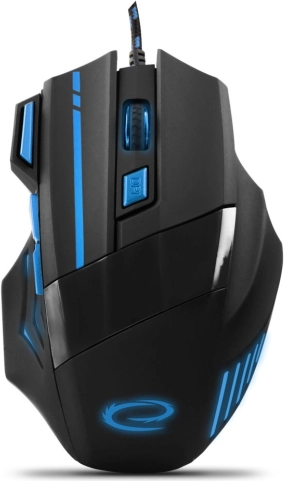 Verkabelte Gaming-Maus 7D optisch USB MX201 Wolf blau