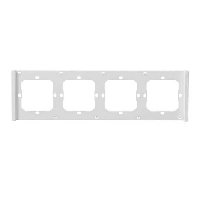 Cadre pour interrupteur quadruple Sonoff M5 80 blanc