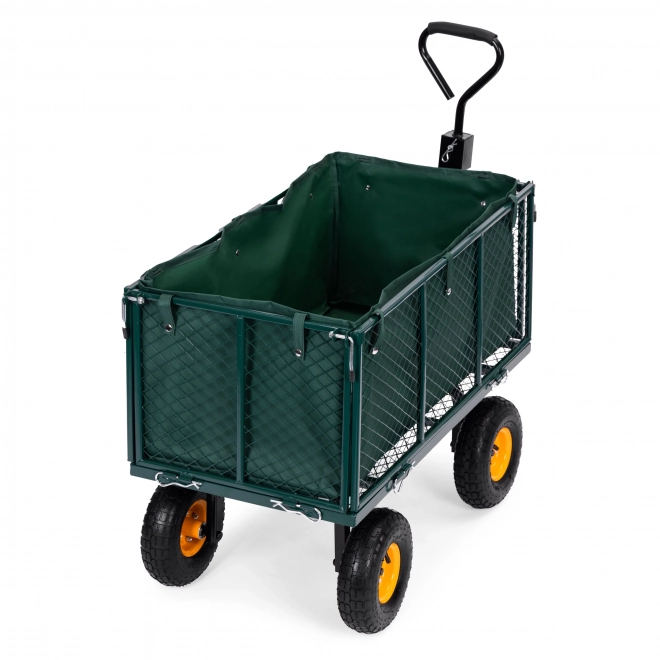 Garden Transport Cart MultiGarden with Opening Sides and Large Inflatable Wheels