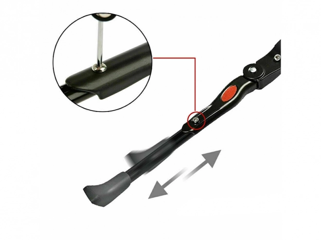 Adjustable Side Kickstand for Bicycles