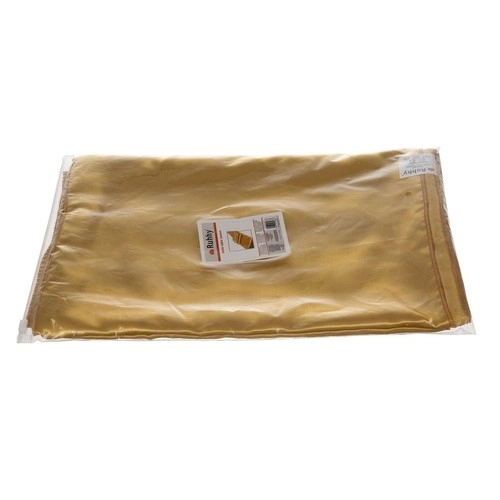 Gouden satijnen tafelloper 900x36 cm