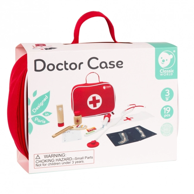 Doctor Playset with Wooden and Plastic Accessories