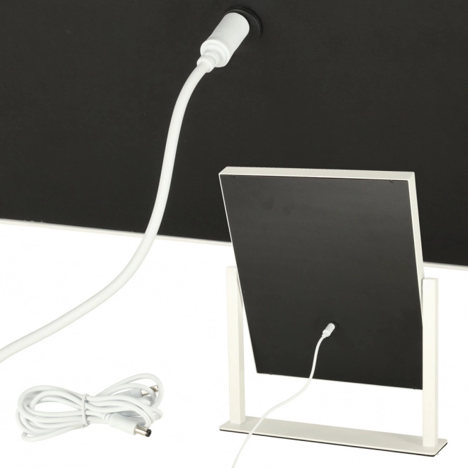Kosmetikspiegel mit LED-Beleuchtung und USB-Anschluss