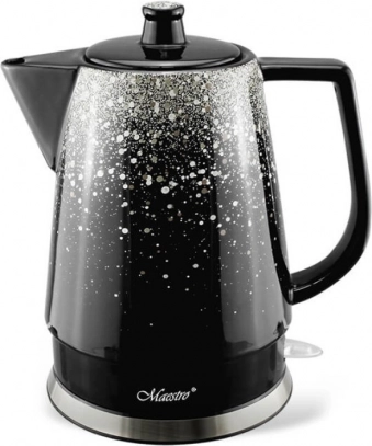 Keramik-Wasserkocher MAESTRO 1,5 l, 1500 W, silber