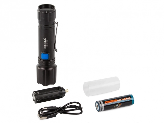 Tactische militaire zaklamp met zoom