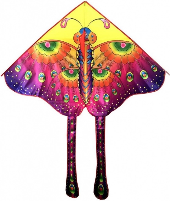Vlieger met vlindermotief - 145 x 80 cm