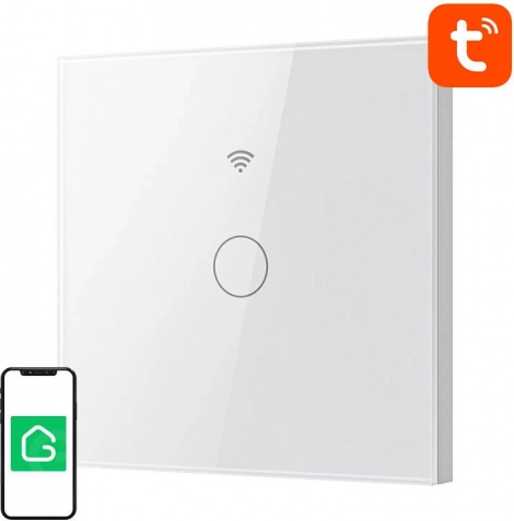 Slimme touch Wi‑Fi lichtschakelaar GOSUND SLS1 (enkel, optioneel zonder N) TUYA