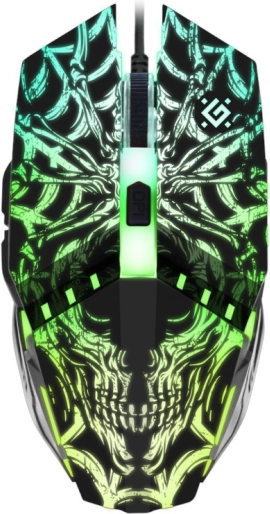 Gaming-Maus Prototype GM-670L, optisch, 2400 DPI, 6 Tasten, beleuchtet