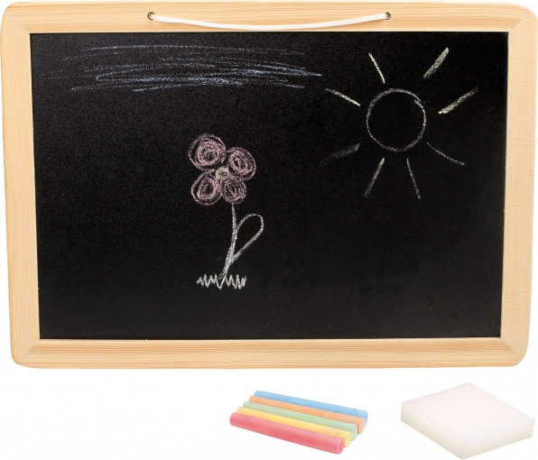 Krijtbord met krijt en spons Small Foot