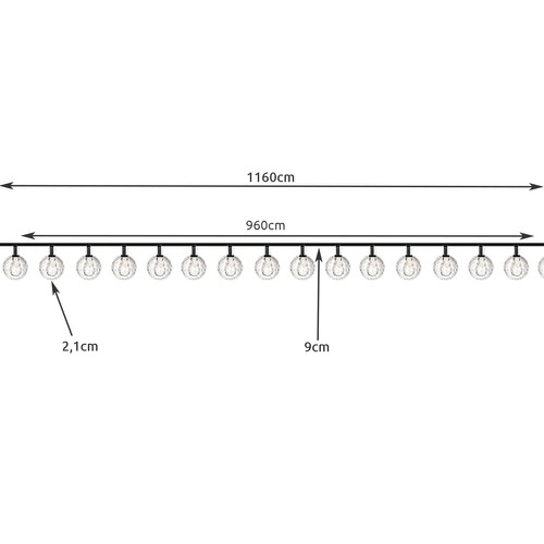 Gardlov Solar String Lights 12m