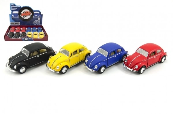 Metallmodell Volkswagen Käfer 13cm mit Rückzugmechanismus
