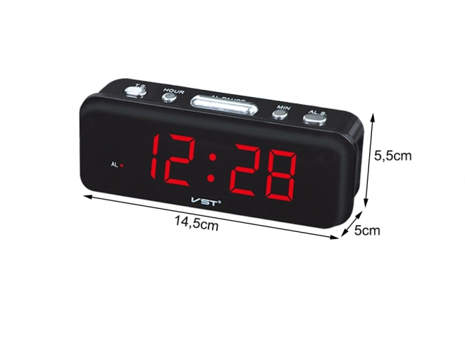 Elektronische digitale wekker met LED-display