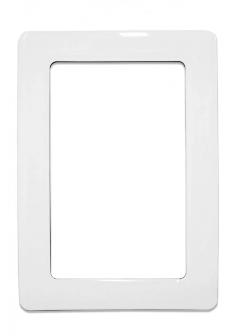 Cadre autocollant magnétique taille 12,3x8,1 cm - blanc