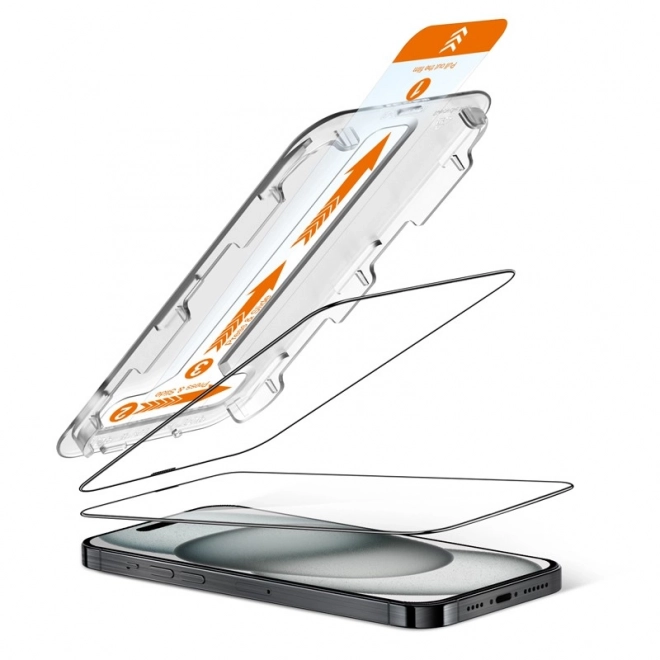 EasyShield 2-pack verre trempé pour iPhone 16 / iPhone 15