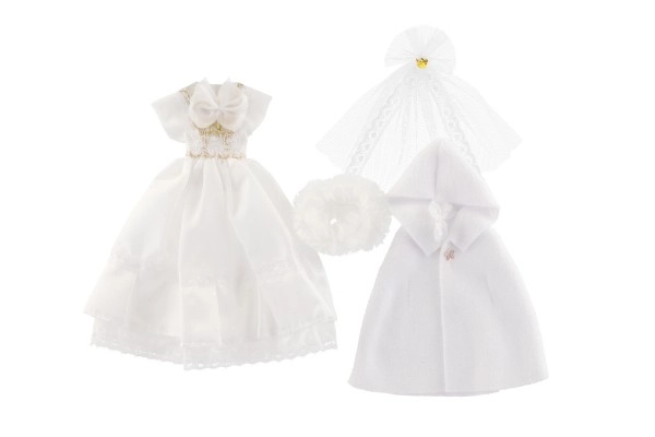 Kleding met accessoires voor poppen 2 stuks
