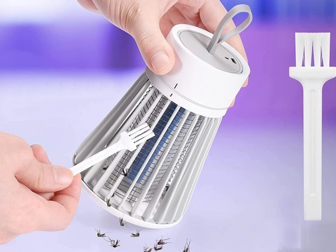 Lampe UV anti-insectes avec piège électrique