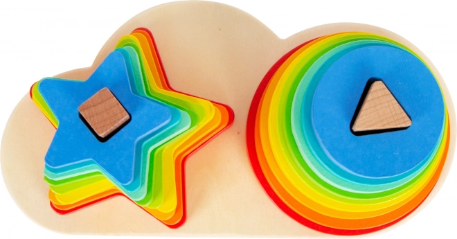 Opstapelbare Regenboog Toren Duo voor Kinderen