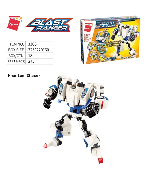 Qman Blast Ranger 3306 Phantom Chaser Bouwset