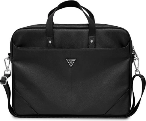 Guess Saffiano Laptop Bag 16" Black