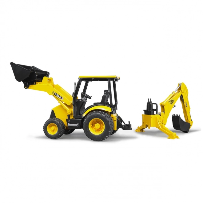 Bruder Traktor JCB MIDI voorlader met graafmachine