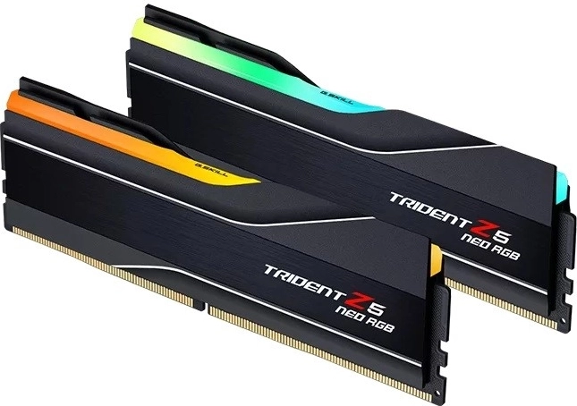 Mémoire DDR5 48 Go (2x24 Go) Trident Neo AMD RGB 6400 MHz CL32 EXPO noire