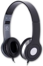 Stereo-Kopfhörer mit Mikrofon City Black