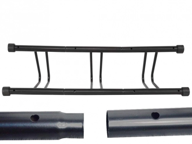 Support pour 3 vélos à rangement