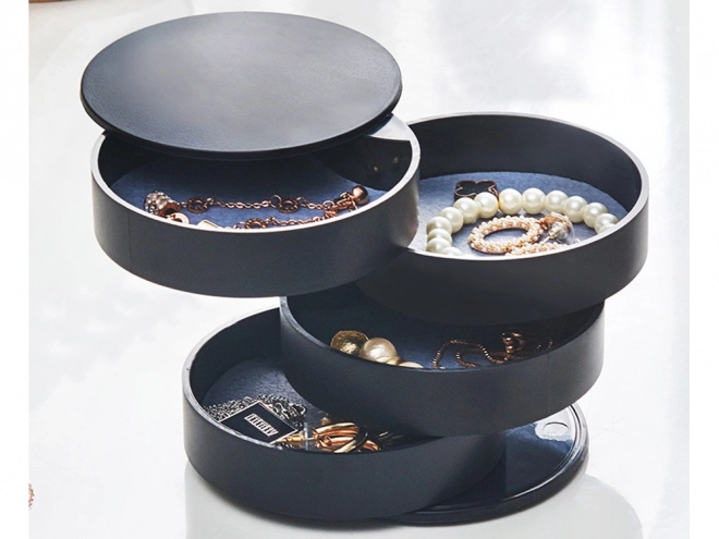Ronde uitschuifbare sieradenorganizer