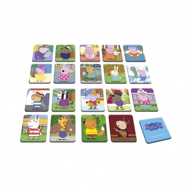Geheugenspel met Peppa Pig