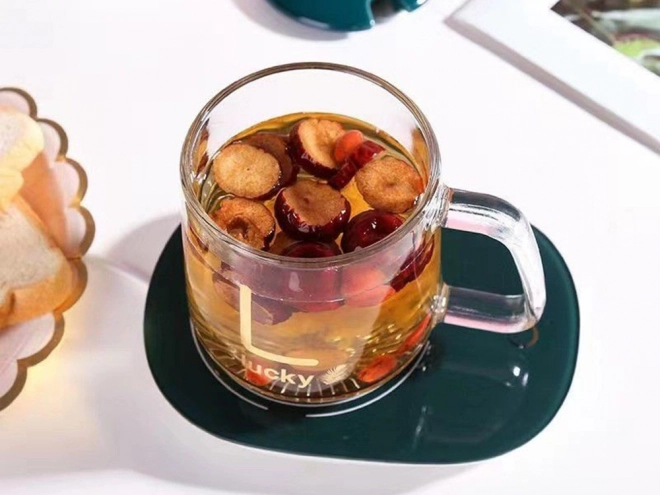 Elektrische kopjesverwarmer voor koffie en thee 16W, LED waterdicht paneel