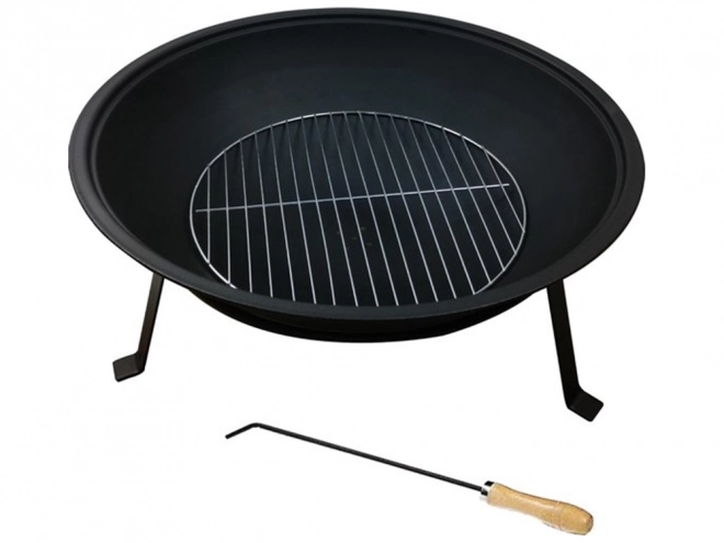 Tuin vuurschaal met grill 55 cm