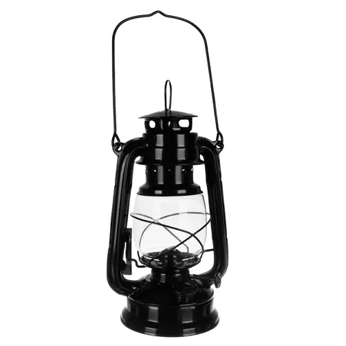 zwarte olielamp 24cm